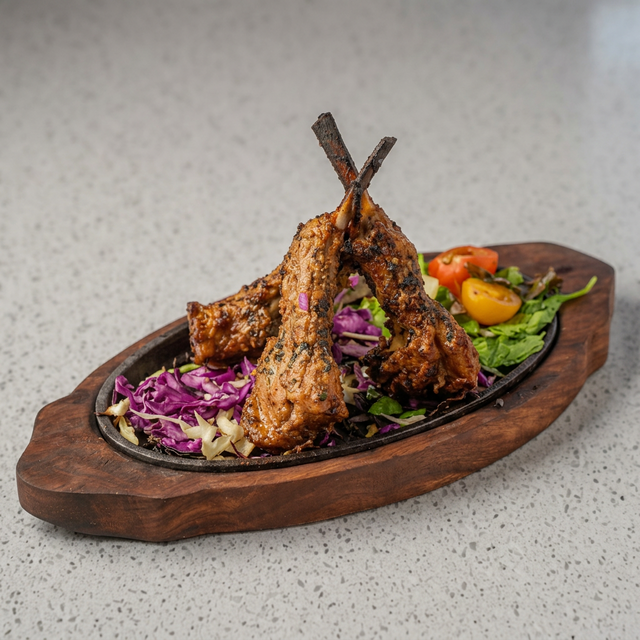 Mustard Crusted Lamb Chop.